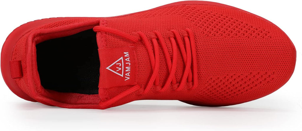 VAMJAM Men's Running Shoes Ultra Lightweight Breathable Walking Shoes Non Slip Athletic Fashion Sneakers Mesh Workout Casual Sports Shoes