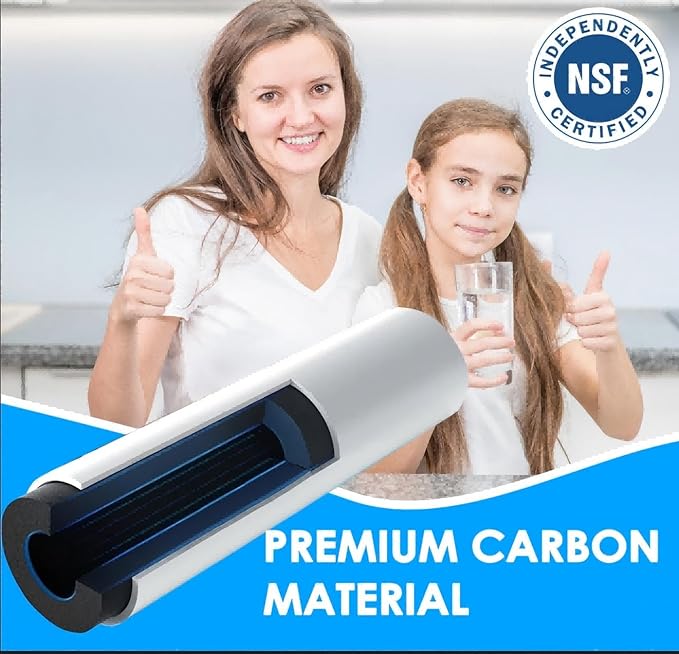 Replacement Water Filter 1 and EDR1RXD1, Filter 1, EDR1RXD1B, W10295370, W10295370a，WHR1RXD1, KAD1RXD1, P4RFKB2, P8RFWB2L, 46-9930,46-9081 (3Pack)