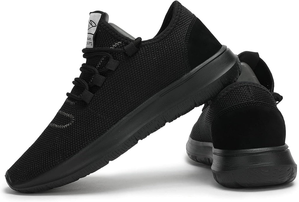 KEEZMZ Men's Running Shoes Fashion Breathable Sneakers Mesh Soft Sole Casual Athletic Lightweight