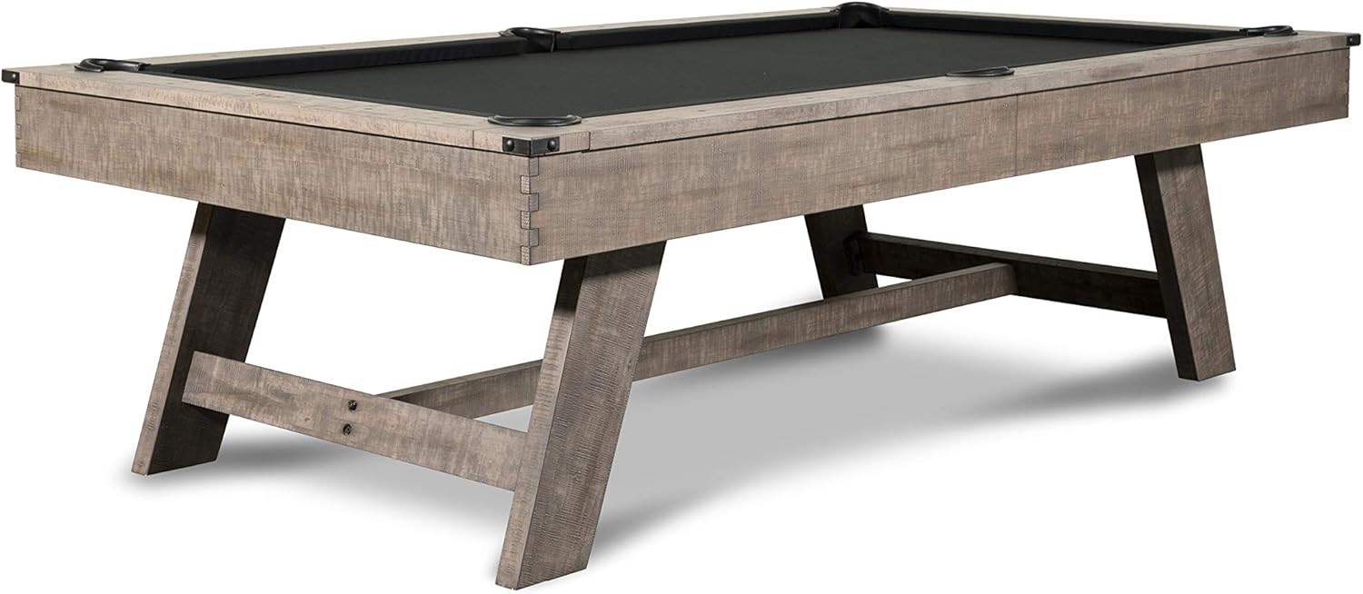 Nixon Billiards - Hunter Slate Billiard Pool Table (Wood Leg) - Antique - 8 ft - White Glove Installation