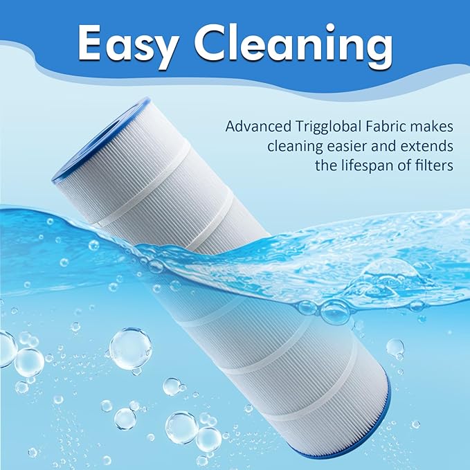 C4030 Pool Filter Cartridge Replacement for Hayward SwimClear C4030 CX880XRE, Pleatco PA106-PAK4, Unicel C-7488, Filbur FC-1226, | 4-Pack | 424 Sq. Ft.| High-Efficiency Trilobal Fabric