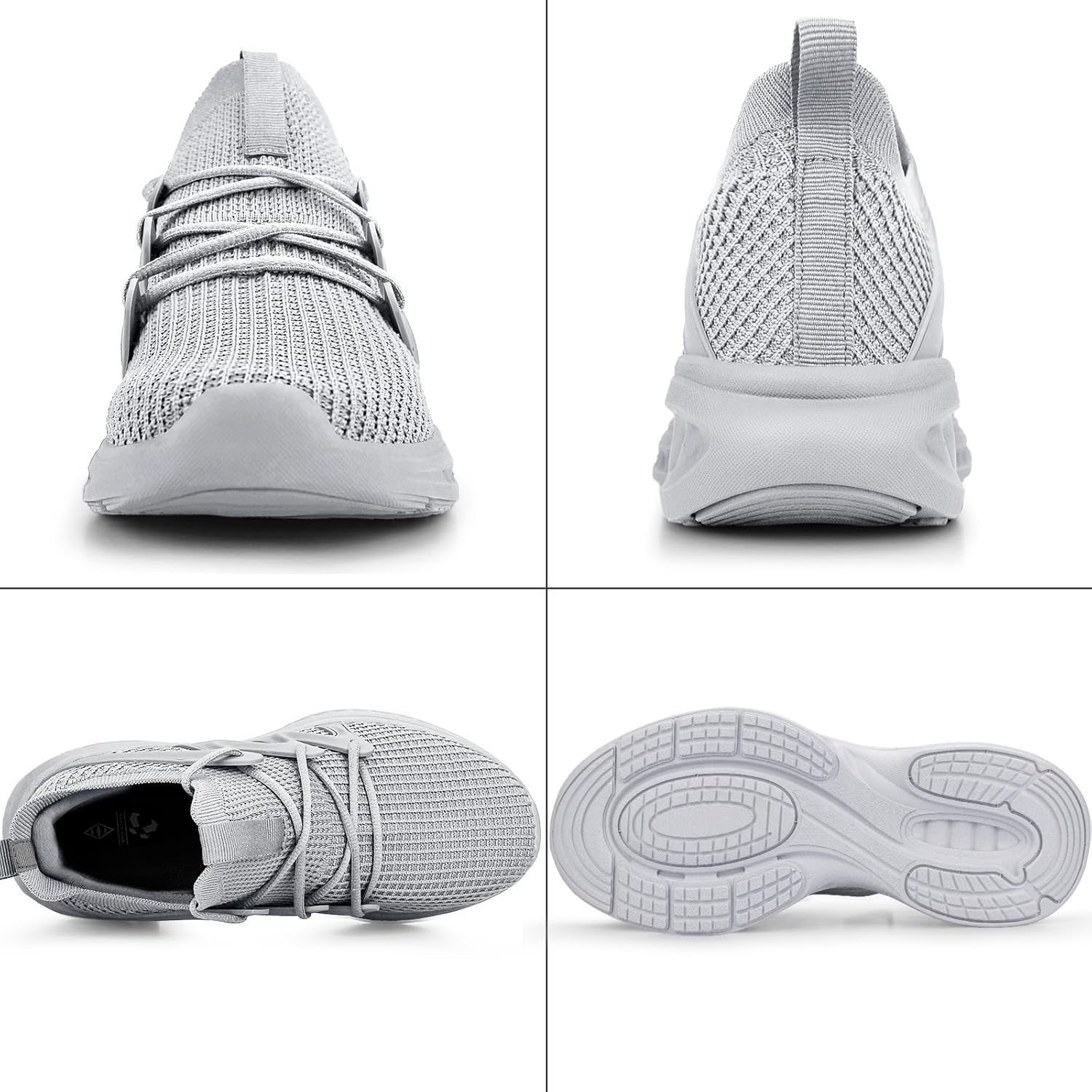 Pujcs Men's Slip on Walking Shoes Lightweight Breathable Non Slip Running Shoes Athletic Gym Tennis Shoes Sneakers for Men