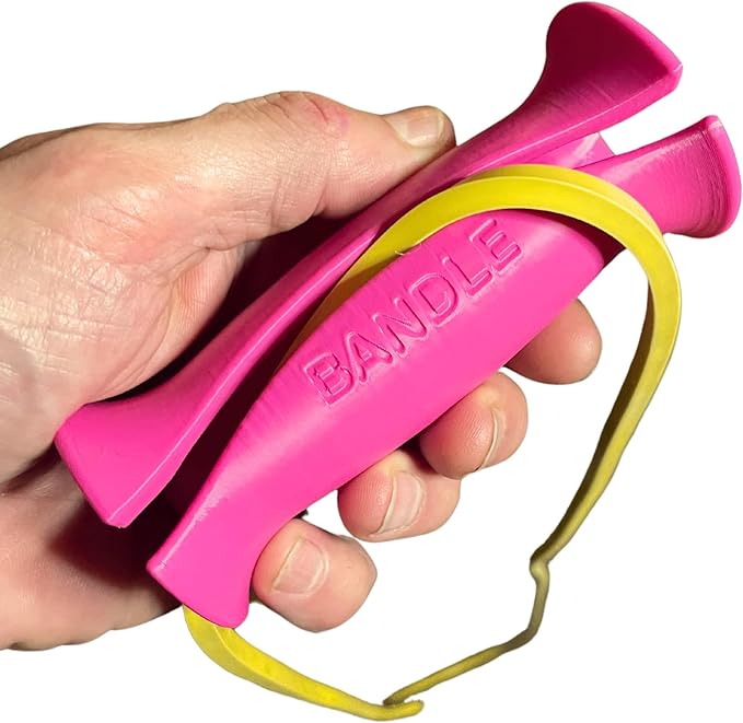 Bandle™ - True Ergonomic Handles for Resistance Bands | Unleash The Full Potential of Pain-Free, Full-Body Workouts | Durable & Comfortable for High-Intensity Training (2 Handles)-FlexoryFit