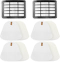 4 Foam + 2 Hepa Filter Replacement for Shark NV360 NV352 NV350 NV351 NV356e NV380 UV540 Navigator Lift-Away Deluxe Vacuum Part Xff350 Xhf350