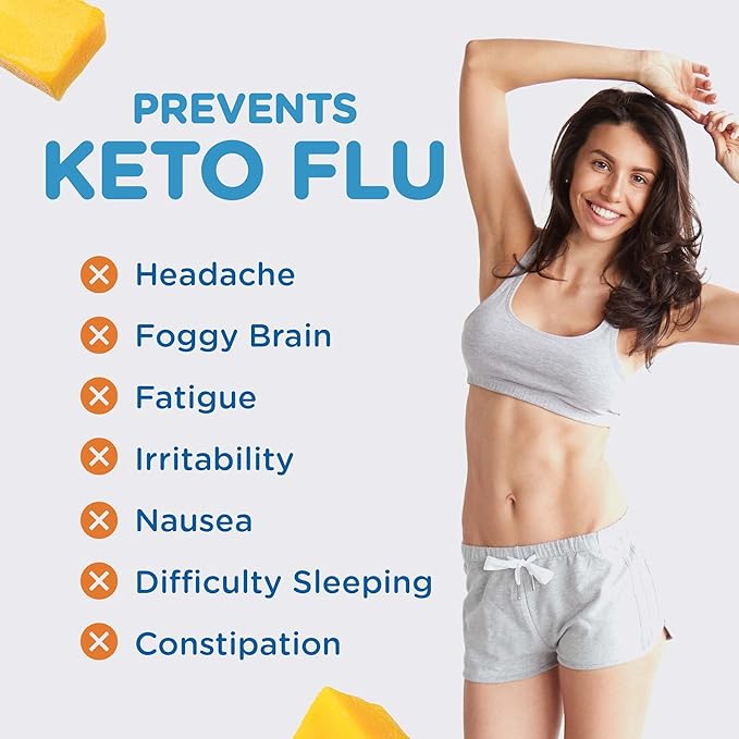 Keto Vitals Electrolytes Powder | Keto-Friendly Electrolytes with Potassium, Magnesium, Sodium, Calcium | Keto Electrolytes Supplement Energy Drink Mix | Sugar-Free, Zero Calories, Zero Carbs-FlexoryFit