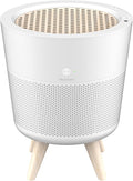 M-002W True HEPA 13 Filter Air Purifier for Home, Bedroom with Deodorization Filter, Quiet Auto Sleep Mode, 99.97% Pollen, Smoke, Office and Bedroom, Pets, Made in Korea - White