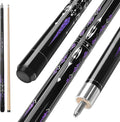 Pool Cue, 58" Billiard Cue Stick 2-Piece 13mm Maple Wood Pool Cue Stick 18 19 20 21oz for Bar House Pool Table Sports