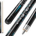 Pool Cue, 58" Billiard Cue Stick 2-Piece 13mm Maple Wood Pool Cue Stick 18 19 20 21oz for Bar House Pool Table Sports