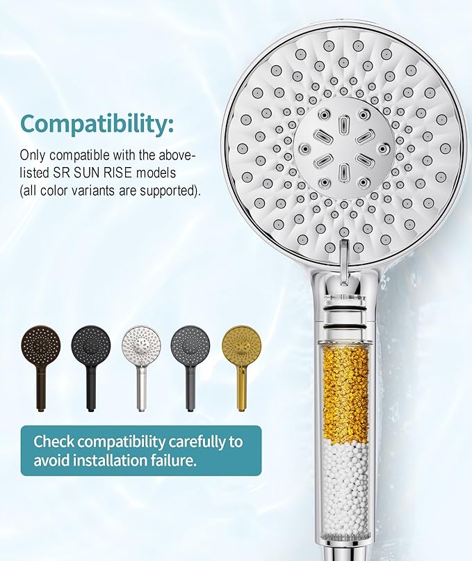 SR SUN RISE Shower Filter for Handheld Shower Head, NSF Certified 2 Pack - Image 4