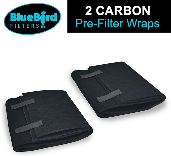 Replacement Carbon Prefilter, Fits Honeywell 50250-S, Charcoal, 2-Pack