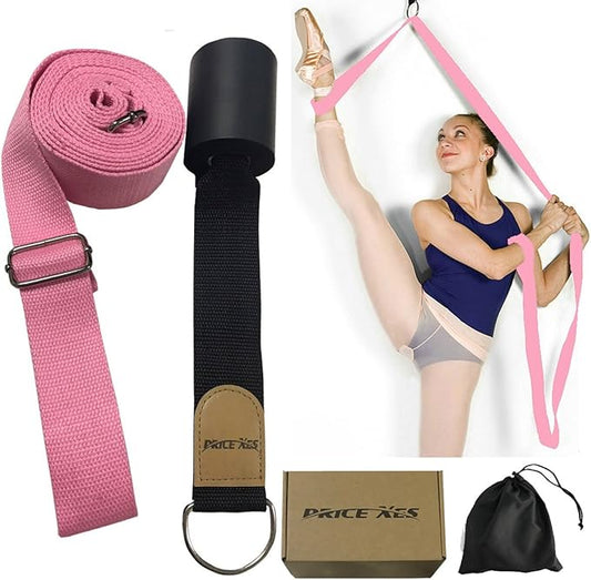 Door Flexibility & Stretching Leg Strap - Great for Ballet Cheer Dance Gymnastics or ANY Sport Leg Stretcher Door Flexibility Trainer Premium stretching equipment-FlexoryFit