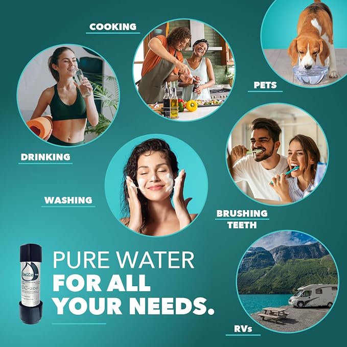 CuZn Under Sink Water Filter for Sink Faucet, 5 Year Filter Life, NSF/ANSI 42 & - Image 9