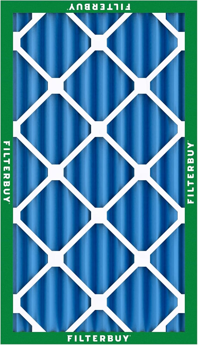 Filterbuy 14x25x4 Air Filter MERV 13 (MPR 1900) Health Defense Replacement (1-Pack), Electrostatic Pleated HVAC AC Furnace Filters, Made in USA (Actual Size: 13.88 x 24.88 x 3.63)