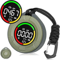 Carbon Monoxide Detectors, Portable Carbon Monoxide and Carbon Dioxide Detector for Travel, Mini 4-in-1 CO and CO2 Monitor with Magnetic Suction, RV CO CO2 Detector Alarm Temp/Hum Sensor