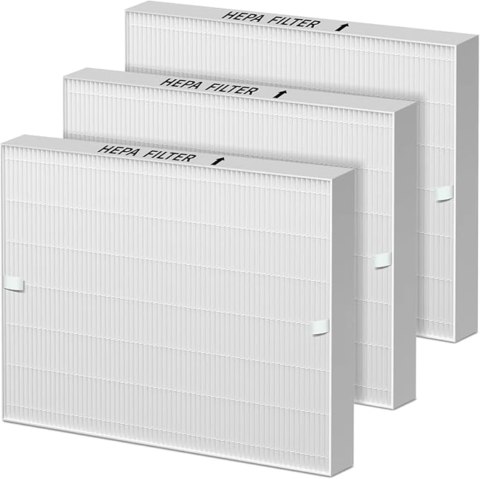 AP-1512HH Filter Compatible with Coway Airmega AP-1512HH, AP-1512HH-FP, AP-1518R, AP-1519P, and 200M Series Air Purifiers, Part # 3304899 (3 HEPA)