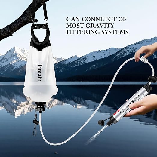 6 Pack Timain 4-Stage Filtration, High Flow Rate Water Filter Straw, Water - Image 4