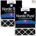 Nordic Pure 20x25x5 Honeywell/Lennox Replacement Odor Reduction Merv 8 Filter 2 by NordicPure