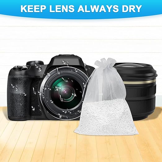 Desiccant Beads, 8 LBS Desiccant Calcium Oxide Beads, Desiccant Dehumidifier, Moisture Absorber Refill for 3D Filament, Air Compressor, Closet, Laundry