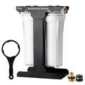 iSpring CW21 2-Stage Water Filtration System for RVs, Leak-Free Brass Fittings, Reduces Odor, Color, Chlorine, Sediment for RVs, Tankless, High Capacity, BPA Free