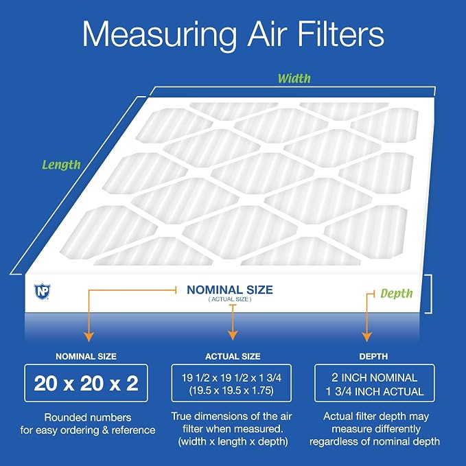 Nordic Pure 20x20x2 Pleated MERV 12 Air Filters 12 Pack - Image 2