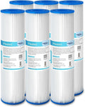 Membrane Solutions 20 Micron Pleated Polyester Sediment Water Filter 10"x2.5" by MembraneSolutions