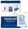 Dry & Dry 5 Gram [500 Packets] Silica Gel Packets Silica Gel Desiccants, Silica Gel Packs - Rechargeable (Food Safe) Silica Gel Packets, Silica Packets