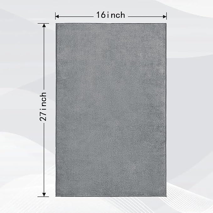 Orighty Gym Towels, Highly Absorbent Sweat Towels, Soft and Quick Drying Gym Towel for Daily Use, Multi-Purpose Towel for Sport, Salon, Spa, Hotel, 16 x 27 Inch, Grey, 3 Pack-FlexoryFit