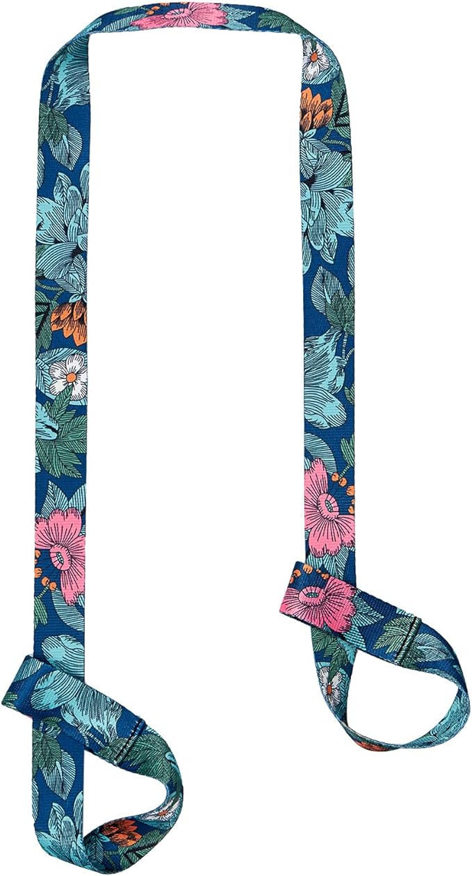 ZOOEASS Yoga Mat Strap, Adjustable Durable Yoga Mat Carrier & Stretching Strap, Multiple Color Choices-FlexoryFit