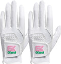 Golf Gloves Women Left Right Handed Golfer Rain Grip Hot Wet All Weather Value 2 Pack, Left Hand Right Pink Womens Golf Glove Breathable Flexible Mesh for Ladies