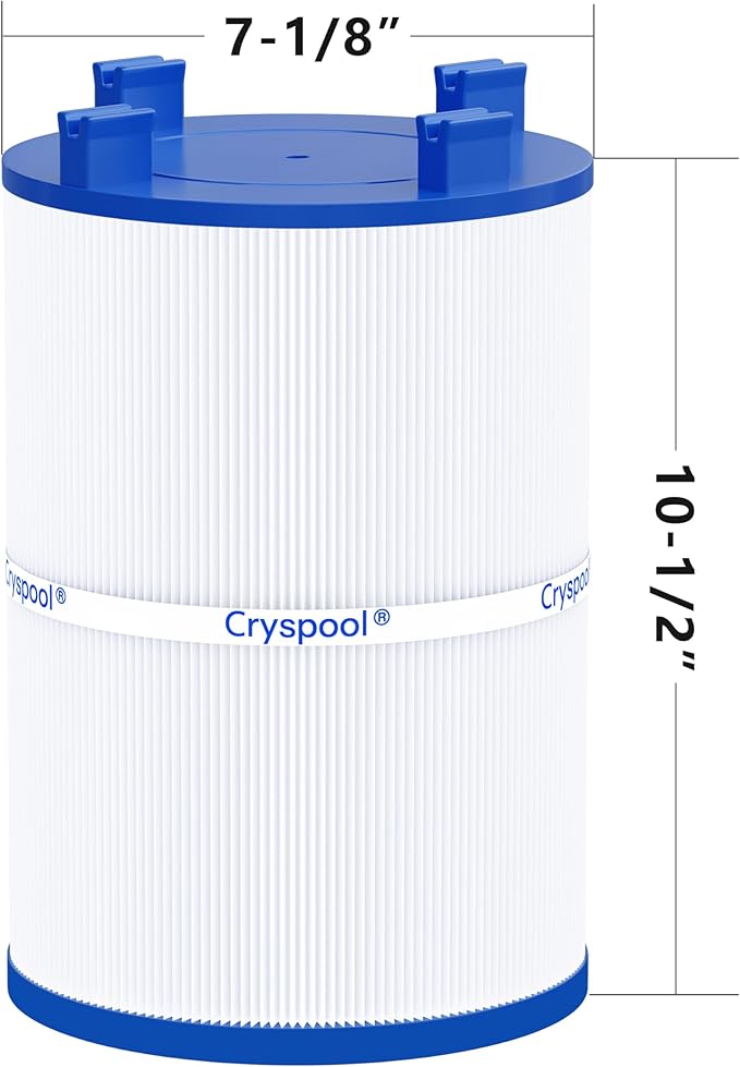 Cryspool® 07120 Filter Compatible with PD075-2000, C-7367, Dimension One 1561-00, FC-3059, 70759, AK-60035, 75 Sq. Ft Spa Filter Cartridge, 2 Pack