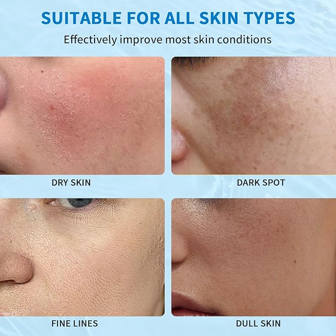 12 Pack Sheet Face Masks Skincare (Collagen, Hyaluronic acid, Snail, Retinol, Vitamin C, Niacinamide) Collagen Face Mask Hydrating Face Masks for Women Skin Care, Moisturizing, Brightening, Anti-Aging-FlexoryFit