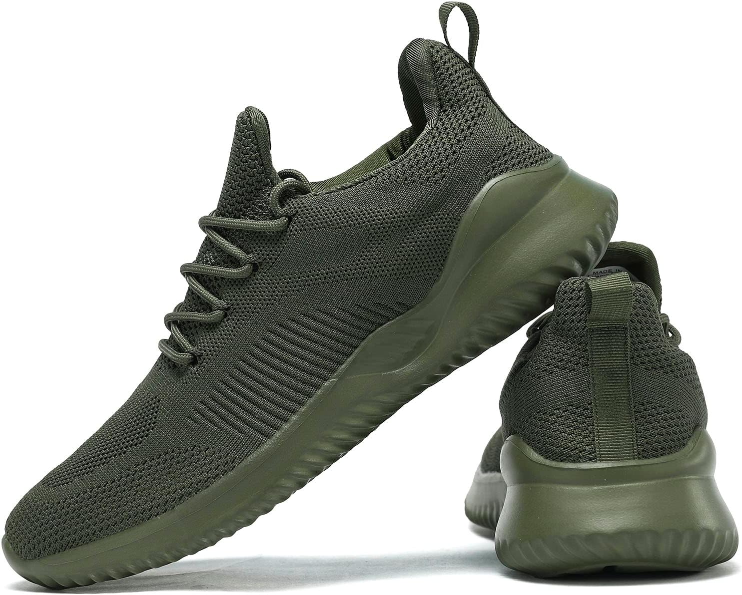 Men's Non Slip Running Shoes Ultra Light Breathable Casual Walking Shoes Fashion Sneakers Mesh Workout Sports Shoes