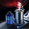 Smart Car Air Freshener,150ML Natural Fragrance Car Scents Air Freshener with Star Projector,300 Days Long Lasting, Car Essential Oil Diffuser, Auto On/Off,Aroma Diffuser for Men Women(Ocean)