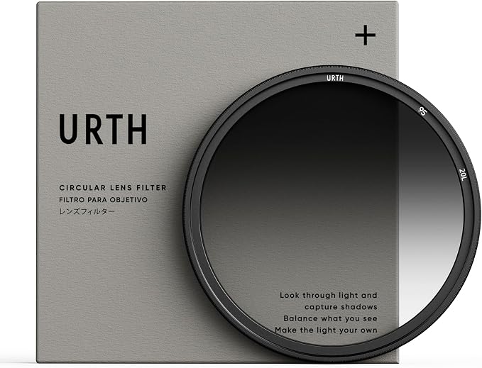 Urth 95mm Soft Graduated ND8 Lens Filter — 3-Stop, Ultra-Slim 20-Layer by Urth