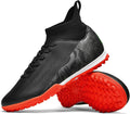 Indoor Soccer Cleats Mens Womens Turf Soccer Cleats Wide Socer Shoes FG AG TF High Ankle Football Boots