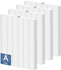 [4 Pack] 115115 Replacement Filter A Size 21 for Winix PlasmaWave C535, 5300, 5300-2, P300, 6300, 6300-2, AM90, 9000, 5000, 5000B, C909, 9800 Air Purifiers, 4 HEPA Filter, White