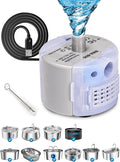 Cat Water Fountain Pump, Replacement Pump for 2L/ 3.2L / 4L Stainless Steel Cat Water Fountain, Ultra Quiet Fountain Pump SMA-800 Submersible Motor with IP68, Low Power Consumption 1.5W and USB Cable