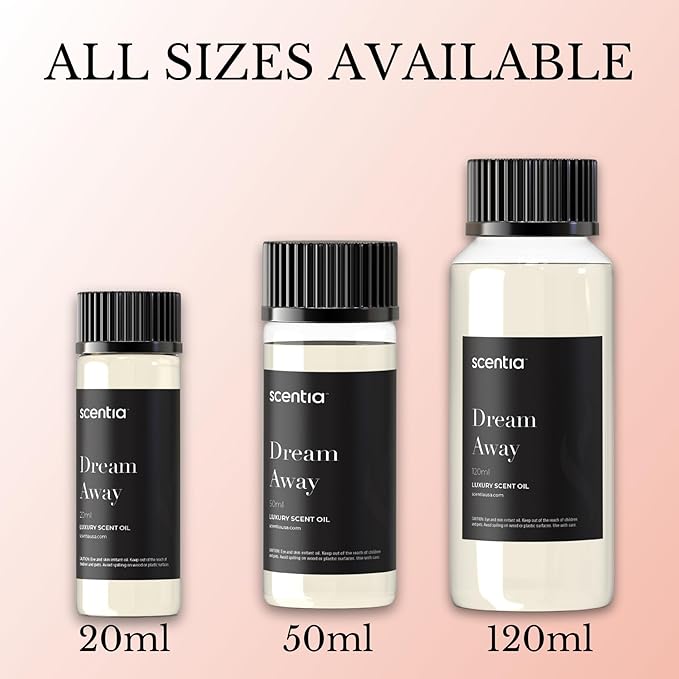 Fragrance Oil Blend, Inspired by Iconic Perfume, Home Luxury Scents, Essential Oil Blend for Aromatherapy Diﬀusers, Humidifiers & Candle Making -Dream Away 20ml, 0.67 Fl Oz, Mothers Day Gift