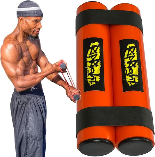 RipStick, Workout Equipment for Joint Rehab, Shoulder and Resistance Training, Muscle Building and Core Workout Equipment with 6 Adjustable Resistance Bands-FlexoryFit