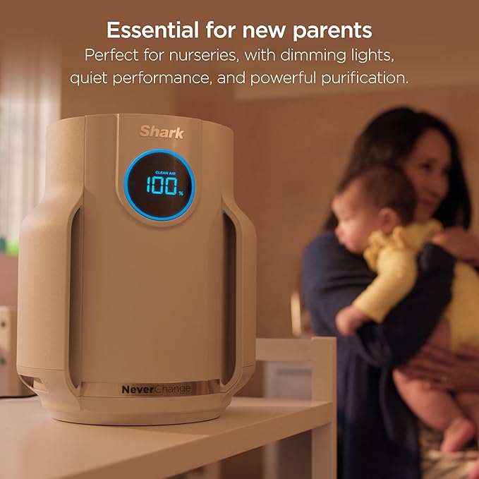 Shark Air Purifier for Home, NeverChange Compact Pro, for Bedroom, Home Office - Image 4