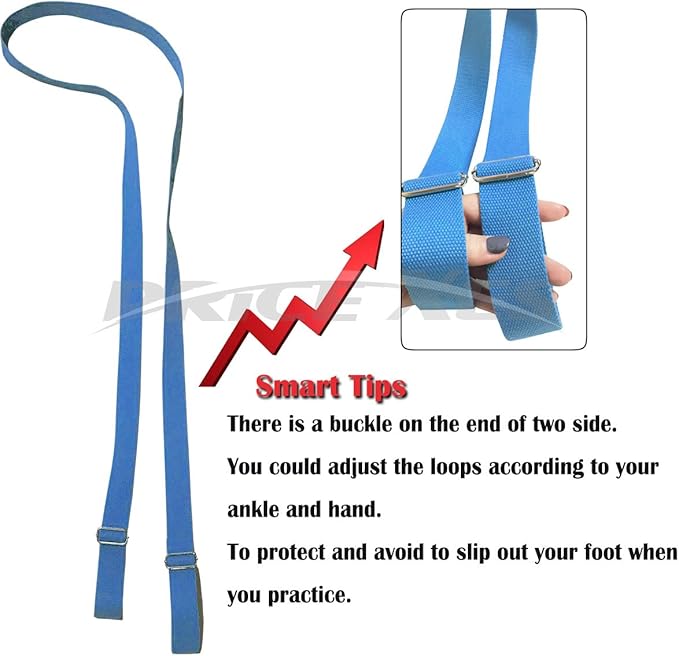 Door Flexibility & Stretching Leg Strap - Great for Ballet Cheer Dance Gymnastics or ANY Sport Leg Stretcher Door Flexibility Trainer Premium stretching equipment-FlexoryFit