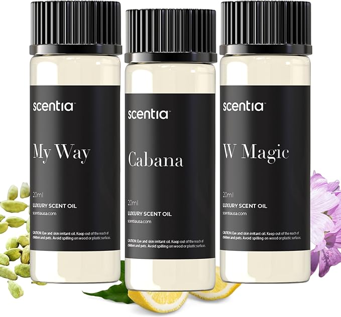 Hotel Diffuser Oil | Aromatherapy Fragrances Inspired by 5-Star Hotels | Luxurious Scents Gift Set - 3 x 20ml Bottles Set - The 1 Hotel Miami, W Hotel & 5- Star Hotels