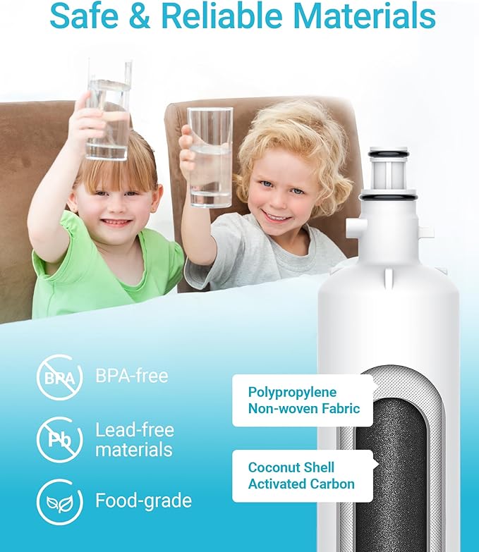 AQUA CREST 847200 Refrigerator Water Filter Replacement for Fisher & Paykel 847200, Fisher & Paykel Refrigerator Model Number E522, E422, E402