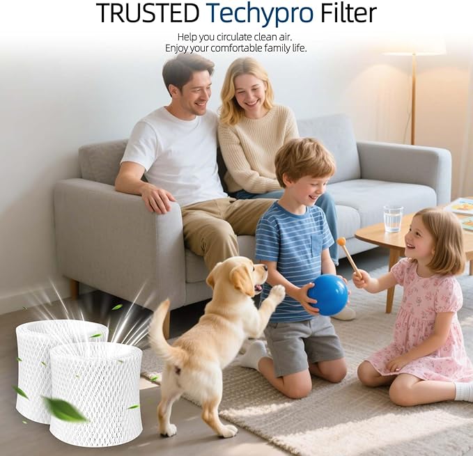 HC-888 Humidifier Replacement Wicks Filters: for Honeywell HC-888 Fits HCM890 HCM890C HCM890-20 HCM-890 HCM-890-C HCM-890-20 Duracraft DCM200 DH890C HCM890 DH888 DH890 Series 157855 D88-ID, 1-Pack