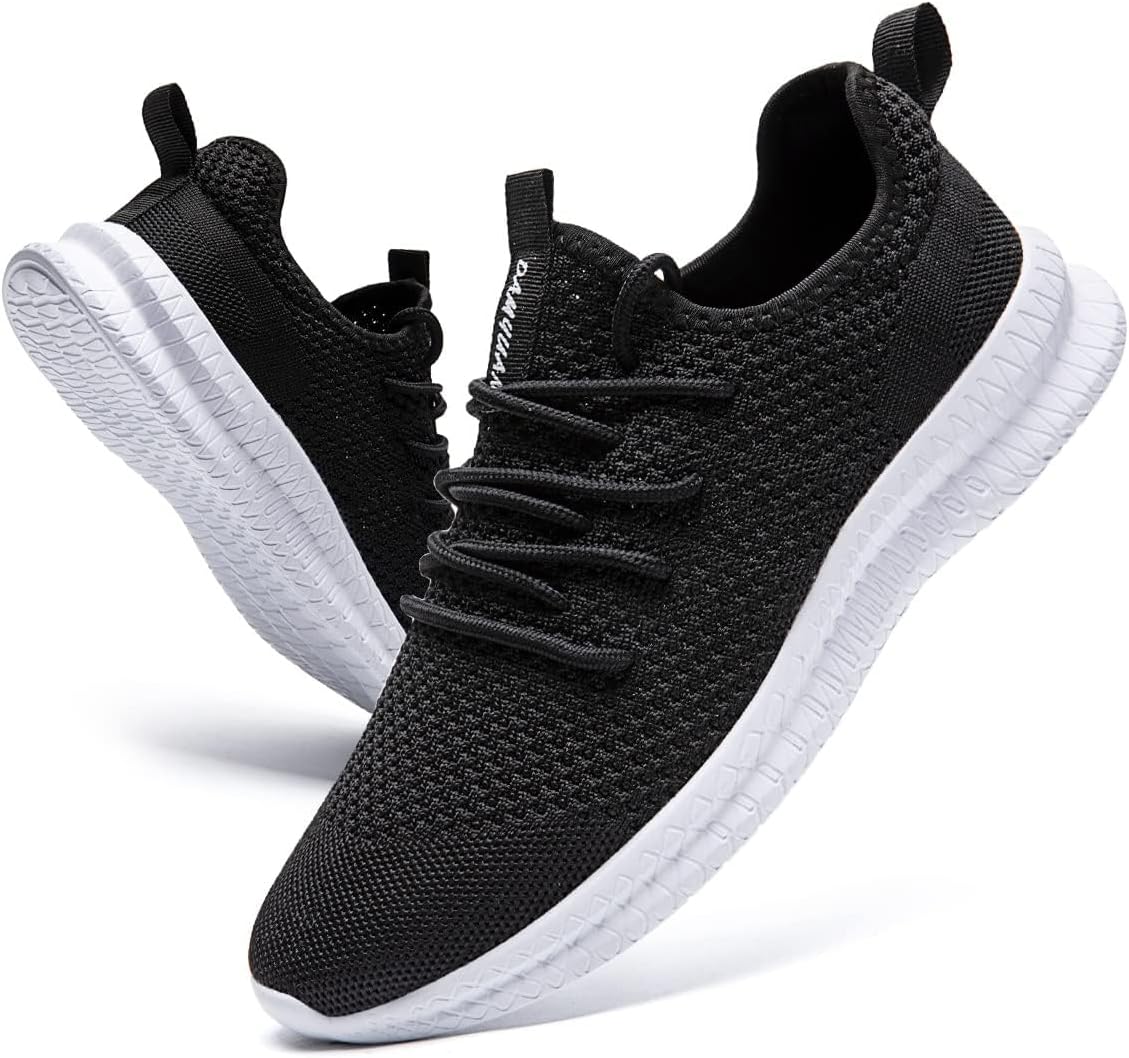 FUJEAK Men Running Shoes Men Casual Breathable Walking Shoes Sport Athletic Sneakers Gym Tennis Slip On Comfortable Lightweight Shoes