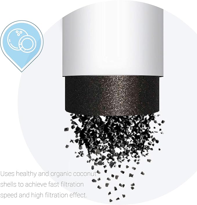 EcoAqua EFF-6013A Replacement Filter, Compatible with GE MWF SmartWater, MWFA, MWFP, GWF, GWFA, 46-9991, HDX FMG-1, WFC1201, GSE25GSHECSS, PC75009, RWF1060 Refrigerator Water Filter, 2 Pack