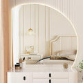 Bathroom Wall Mounted Mirror, LED Illuminated Vanity Mirror by EKDJSN