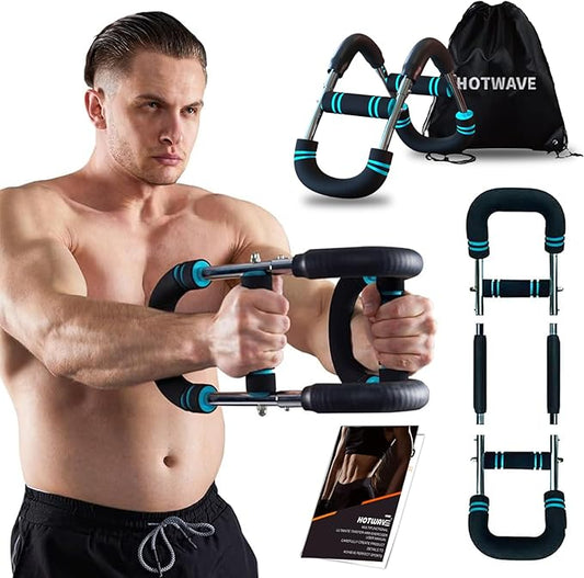 HOTWAVE Twister Arm Trainer, Chest Workout Equipment Exerciser for Men, Adjustable Arm and Chest Twister Trainer for Women - Portable Home Strength Training Fitness Equipment for Upper Body Muscle-FlexoryFit
