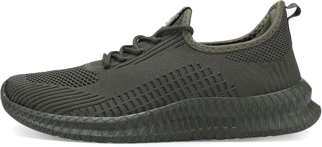 LCGJR Men's Running Shoes Ultra Lightweight Breathable Comfortable Walking Shoes Casual Fashion Sneakers Mesh Workout Shoes