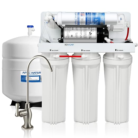 APEC Water Systems RO-PUMP-120V Top Tier Ultra Safe Reverse Osmosis Drinking - Image 4